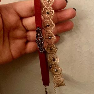 Choker necklaces